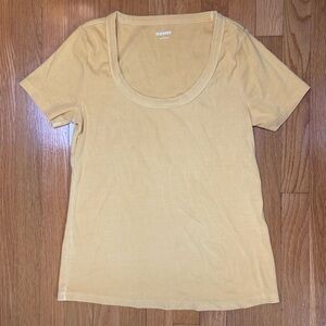 GAP Women's Short Sleeve Top - Yellow